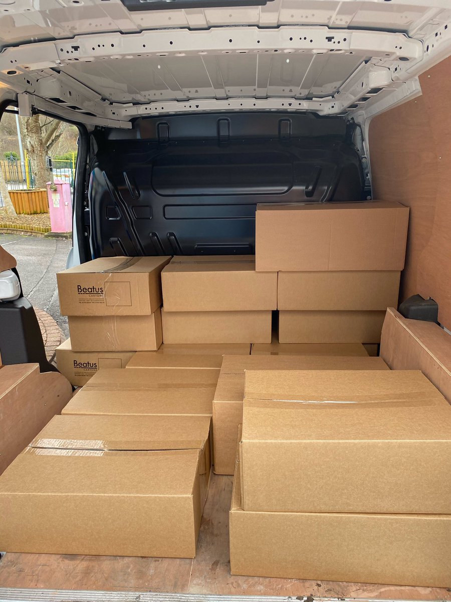 BeatusCartons's tweet photo. In addition to the companies generous donation of 75 selection boxes, thanks to our staff we were also able to donate a large amount of food to our local food bank this week. https://t.co/T9tV6YtI6c