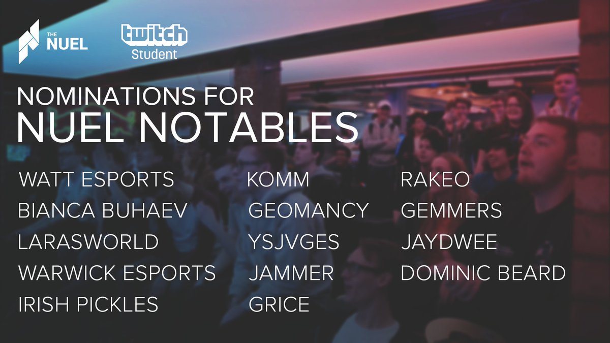 UniEsportsUKI's tweet photo. With all these wonderful people being submitted for those who have gone above and beyond this term 🚀

There are 5 awards up for grabs, whos taking one home?

Tune in to the stream on the 18th December at 19:00 BST to find out

Watch here: https://t.co/baaOff94hK https://t.co/vwmkDEUJMs
