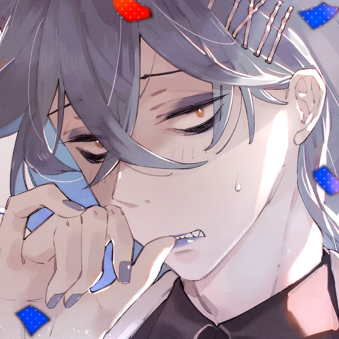 こんな陰キャを祝いたいわけ?…変なヤツだな…

#イデア・シュラウド生誕祭2020
#イデア・シュラウド誕生祭2020
#ツイステファンアート 

お誕生日おめでとう!!?? 