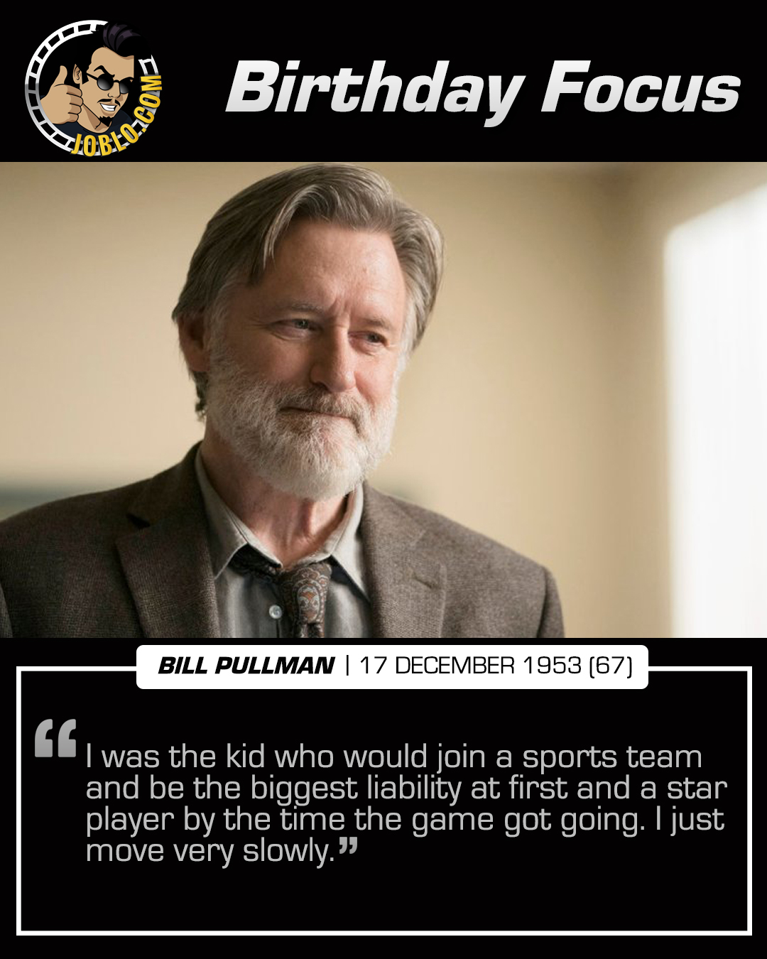 Wishing a very happy 67th birthday to Bill Pullman! 