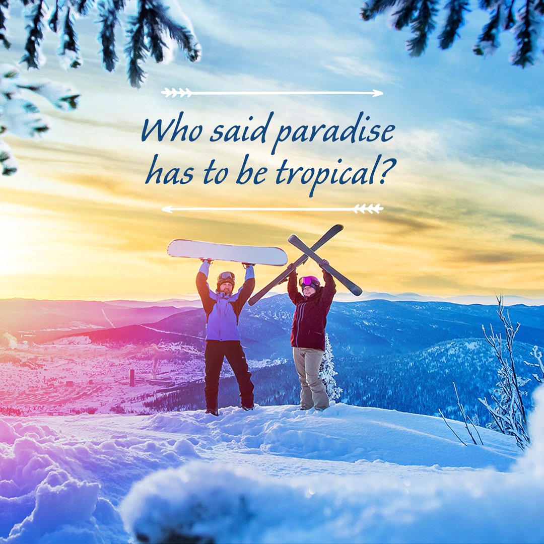 AdobeElements's tweet photo. Whatโs paradise to you? A beach trip or snow trip? ๐๏ธ ๐๏ธ
#PhotoshopElements2021 #QuoteGraphics #ReplaceSky #Overlays #ColorCorrection #LightCorrection #PhotoComposite https://t.co/pZtJPmuwKO