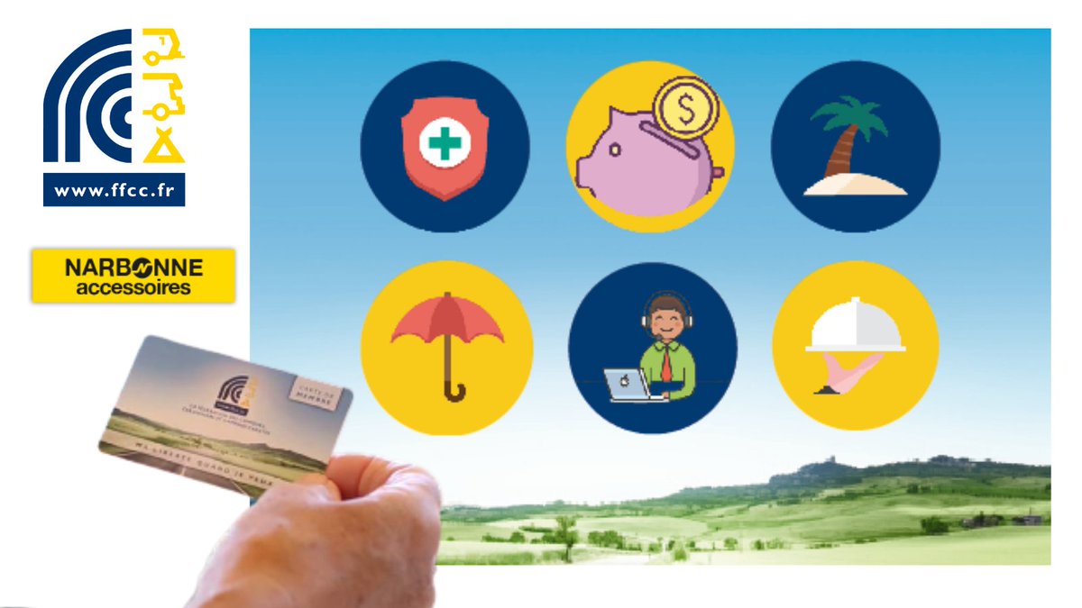 La carte FFCC 2021 est arrivée !
Défense, économies, assurances, services, voyages, information... Adhérer à la Fédération Française de Camping et Caravaning c'est l'assurance d' être bien accompagnés.
 👉👉👉 bit.ly/38bnU4O