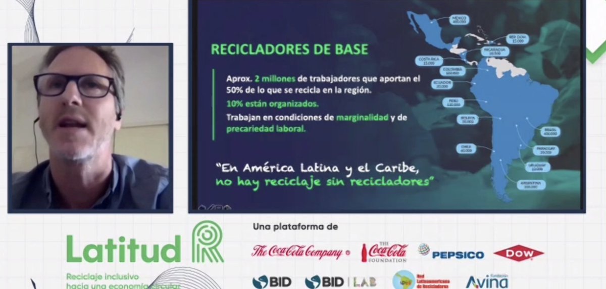 Continuamos con Gonzalo Roqué, Director del Programa de #ReciclajeInclusivo de @FundacionAvina y @Latitud_R comentando sobre el aporte importante que dan los y las recicladores de base en la #EconomiaCircularEC
#RecicladoresEc
#ReciclajeConRecicladores
#ReciclajeEcuador