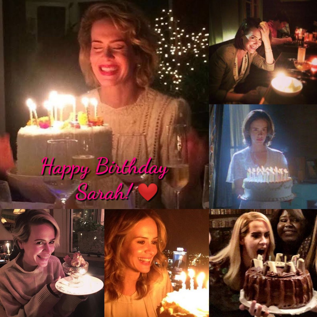  Happy Birthday to the beautiful one and only Sarah Paulson 