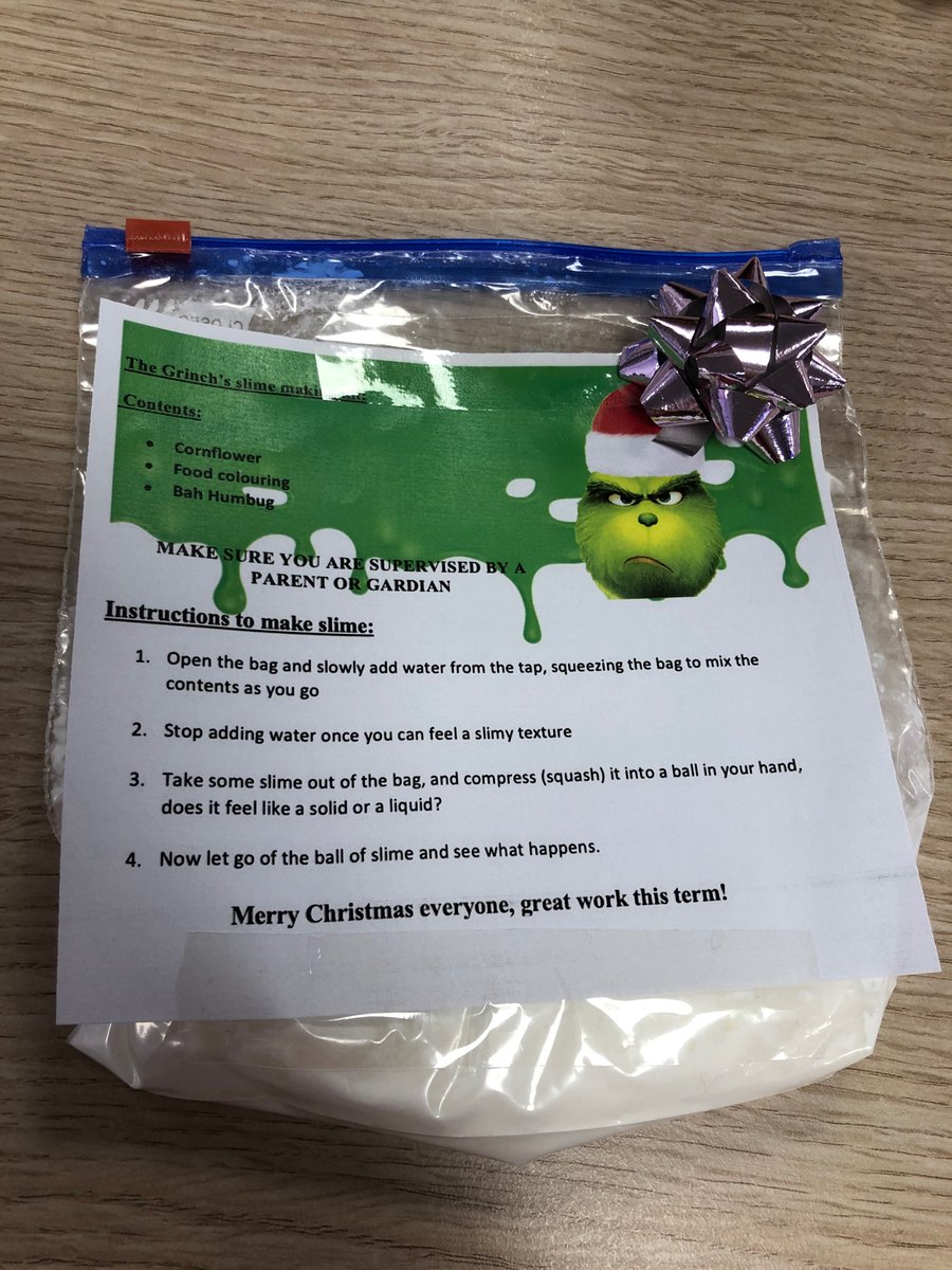 NorhamScience's tweet image. Our student leaders have been working hard to make homemade science slime kit Christmas presents for our year 7s! @norhamhigh