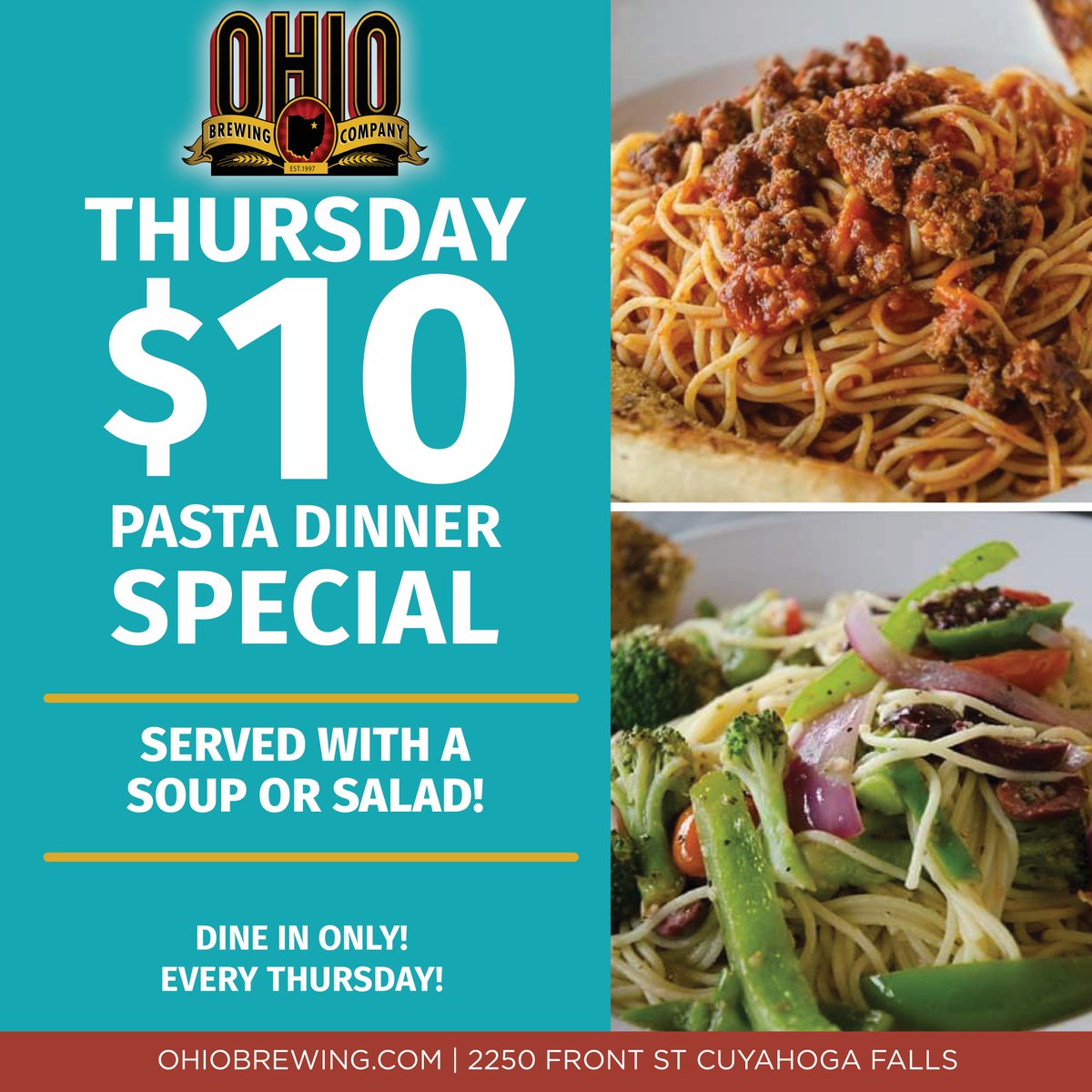 Check out our Thursday Specials at OBC!
