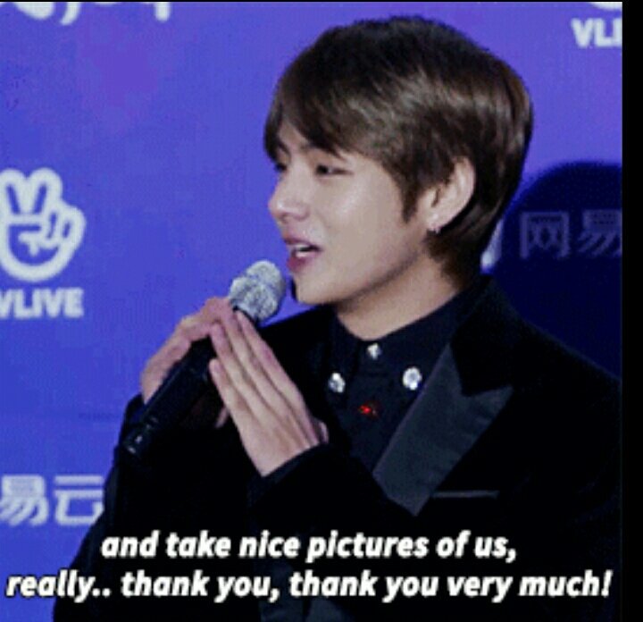 A staff on BTS' real life personalities:"Especially V is really bright like a kid  He thinks of the small details like the staff’s condition or the weather. He's used to doing small but caring & thoughtful things for others. If he was an office worker,he would be loved to