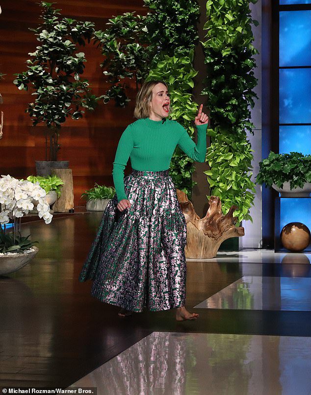 Ellen DeGeneres and Sarah Paulson  
( ) | a thread  Happy Birthday 