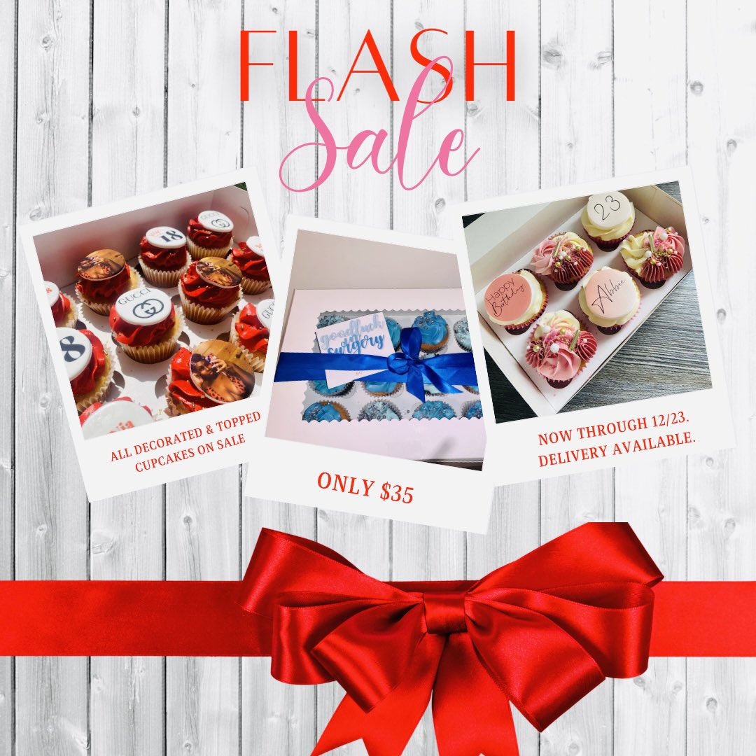 iamelyric's tweet photo. Decorated &amp; Topped cupcakes are on sale for $35 from now until Saturday! This is a great way to send a Happy Birthday gift! Quick thank you or thinking of you treat &amp; a elegant I love you for a special someone. Any theme &amp; any flavor! Delivery available. @lyricsdco RT 🧁💕✨ https://t.co/AN4aLjYYO2