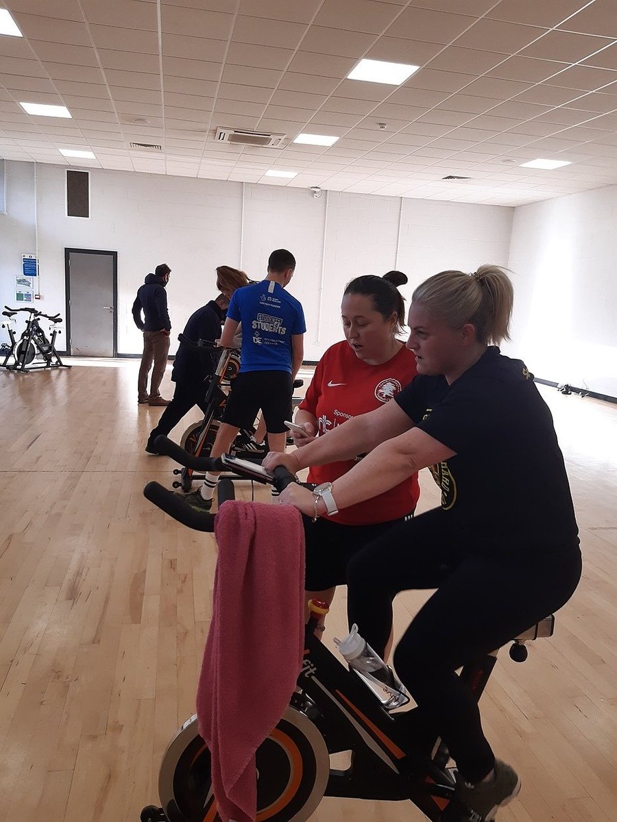 NorthLindsey's tweet image. Danny Vs our Sports England team! Today we have Assistant Principal Danny Fenwick cycling for one hour straight against our Sports England team who are doing 15 minute sprints each to raise money for our Student Fund for those in need.

Who's going to win?!