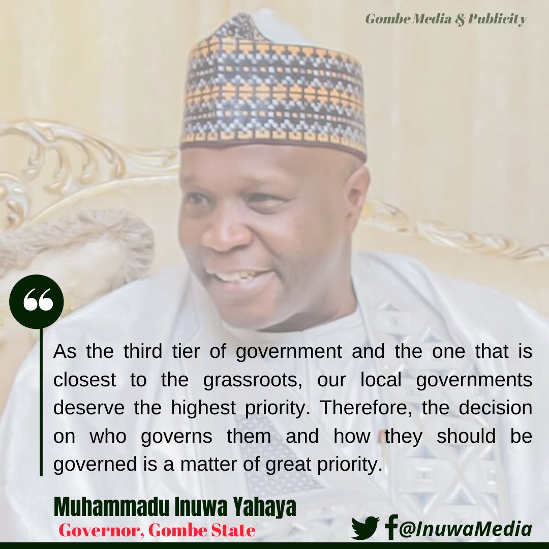 Press Affairs, Gombe Gov’t tweet media