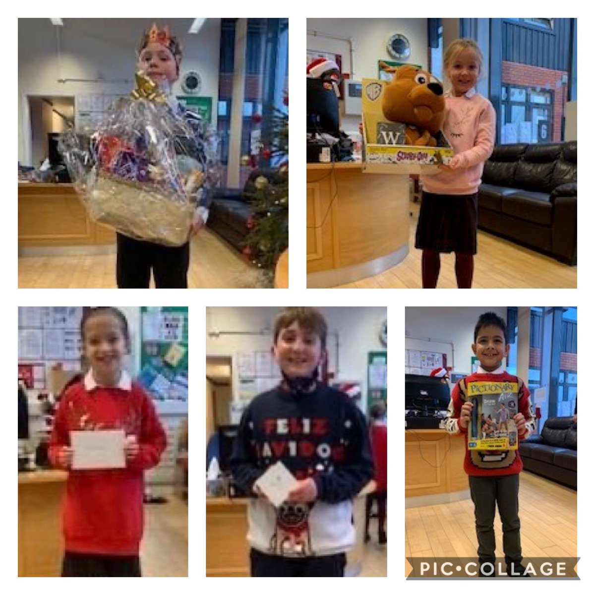 BromsPrep's tweet photo. The winners of the Prep PA Christmas raffle - thank you to everyone who entered and well done to those who won. #ChristmasAtBromsgrove #BromsPA #BromsPrepPA https://t.co/Py344OU6Ti