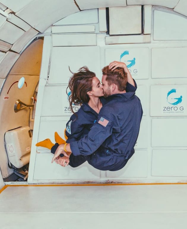 Nick who kissed Vanessa after she puked on the zero gravity machine