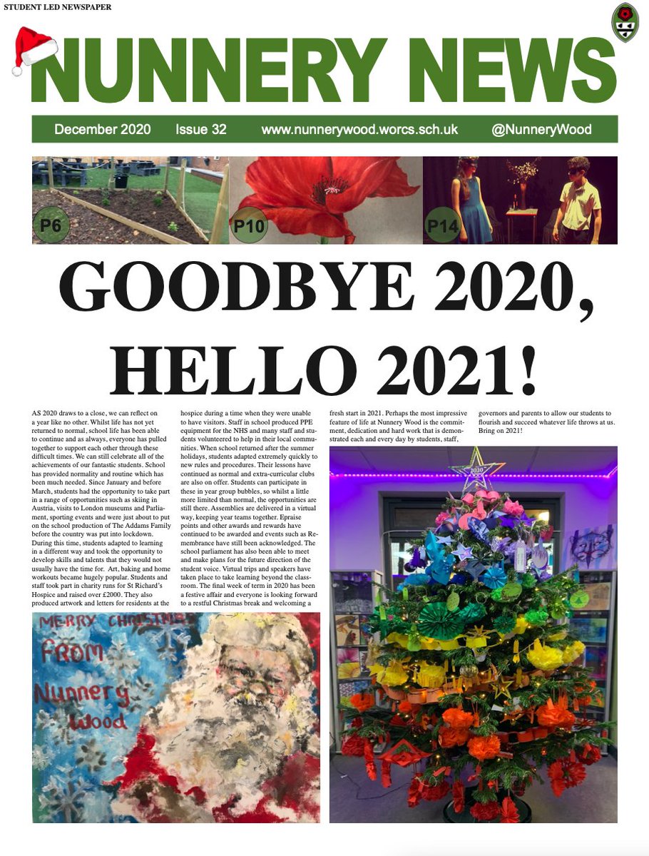 NunneryWoodHS's tweet photo. Nunnery News - Issue 32 - https://t.co/DPPRkVMPOB https://t.co/ZkKT7vpEvy