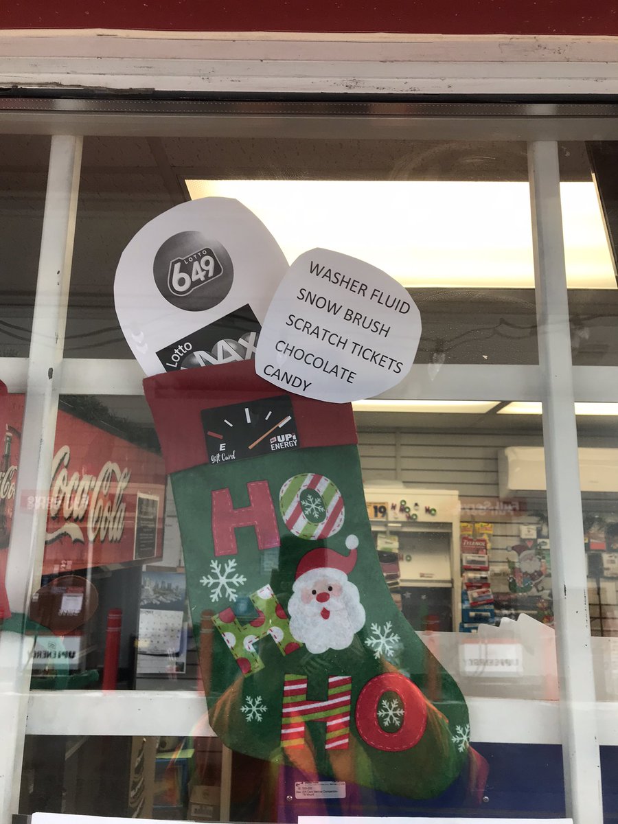 DuroseGerri's tweet photo. Needing that last minute gift? Why not save the line ups and shop your local UPI..
We have lotto and fuel gift cards or how about  washer fluid and a a now brush?!  Add that little something to your gift. @UPIEnergy https://t.co/vCqJJ0DGEa