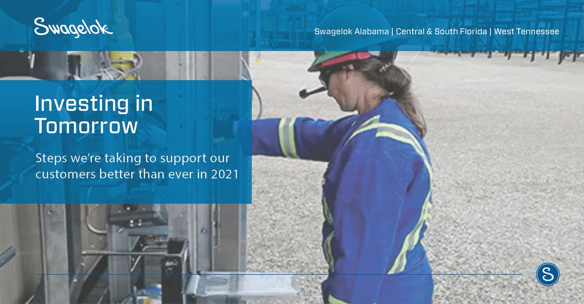 Although this year has been challenging for many, we are optimistic that the efforts we are taking locally combined with Swagelok's efforts will lead to a strong 2021 supporting our customers better than ever before.  ow.ly/NPtb50COfeQ