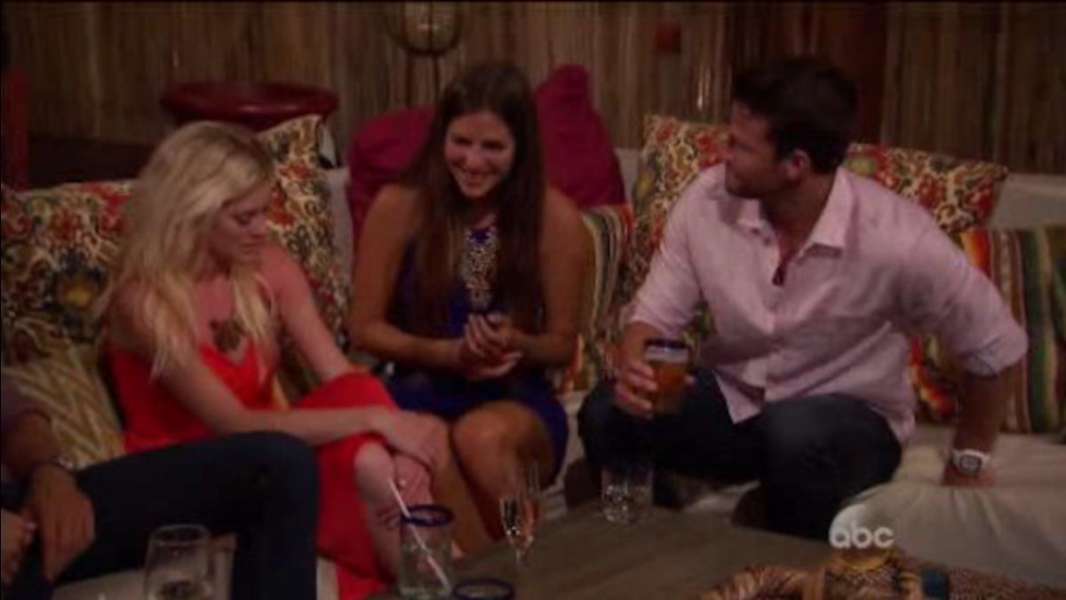 the participants of the Bachelor in Paradise threesome
