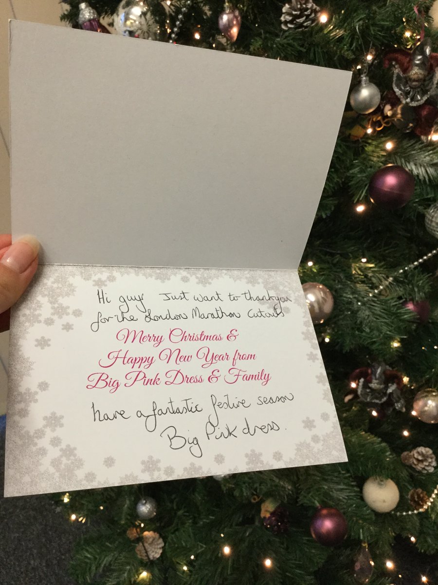 Thank you so much @bigpinkdressgnr for your wonderful Christmas card! Have a happy new year!