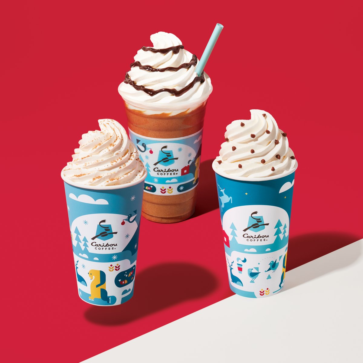 Caribou Coffee Holiday Cups: Perfect for sharing holiday cheer.

<a href="/cariboucoffee/">Caribou Coffee</a> 
Photography by Lauren Kristi