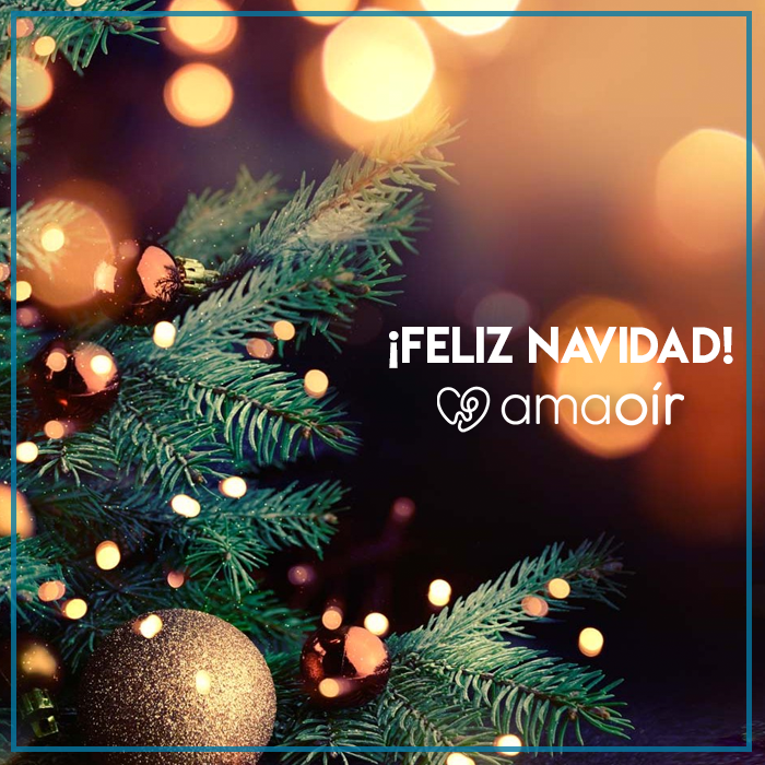 De parte de todo el equipo de Amaoir les deseamos una Feliz Navidad.