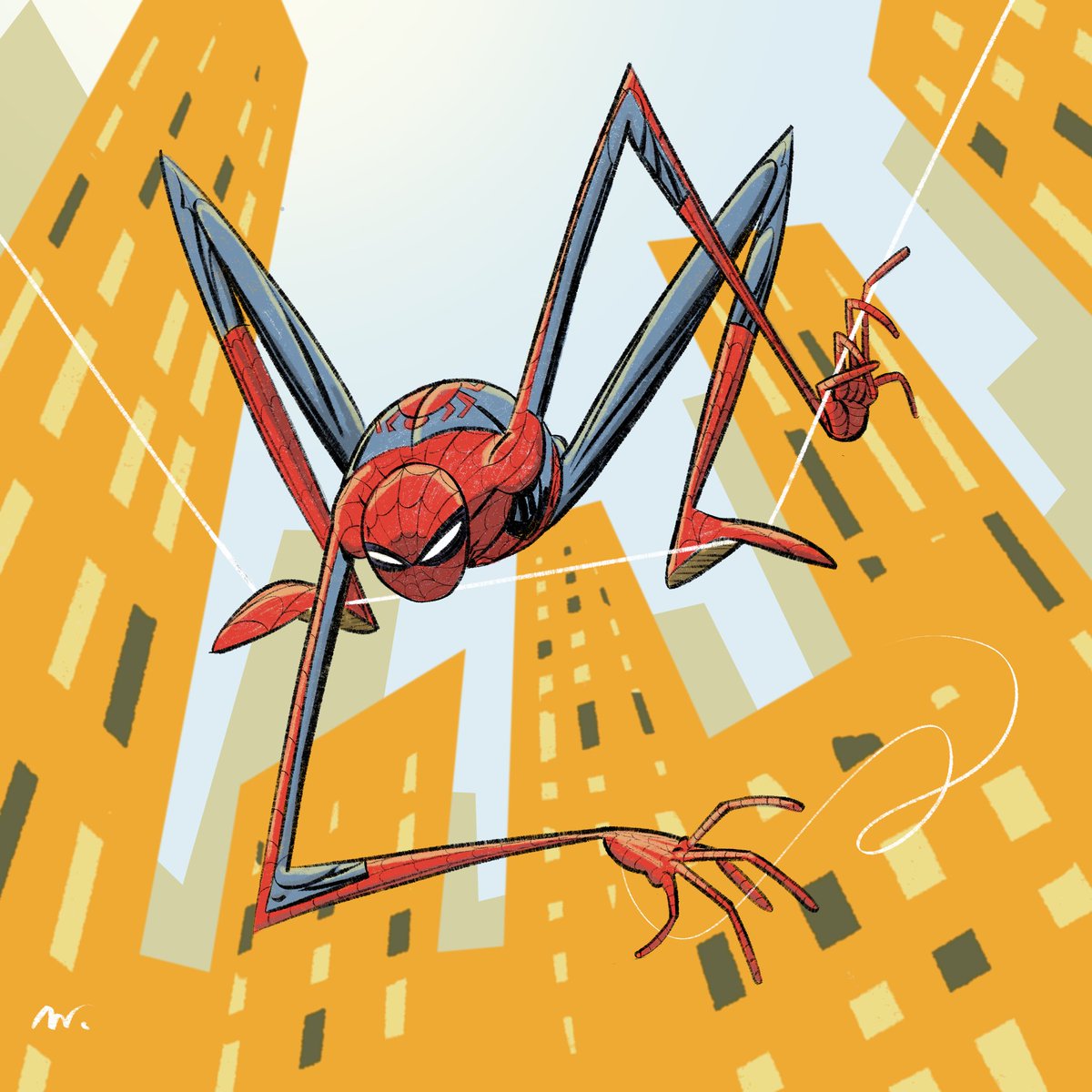 Hey, Twitter! Quick Spidey mess around. Bye,Twitter.  #SpiderMan #Marvel #marvelcomics #spidey