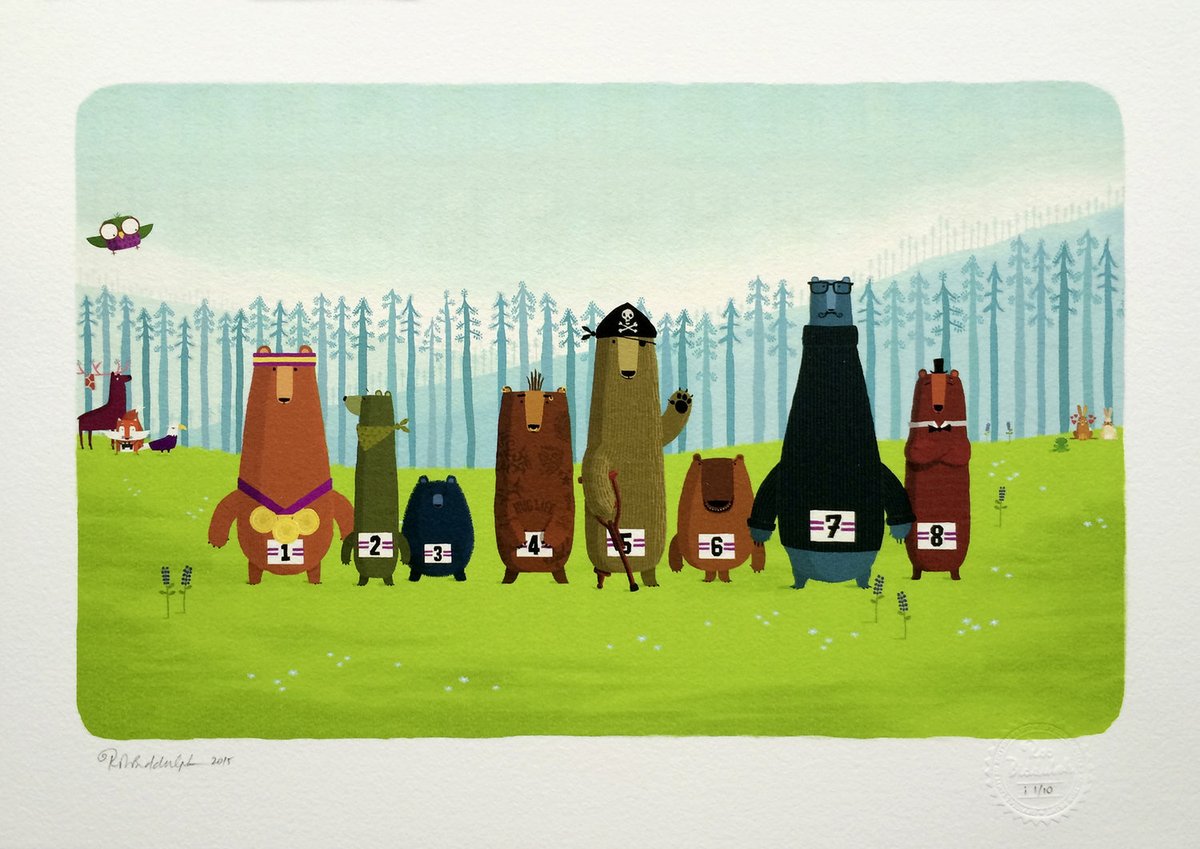 Lovely prints by London-based  @RobBiddulph:  http://www.robbiddulph.com/print-shop&nbsp;  #SupportArtists