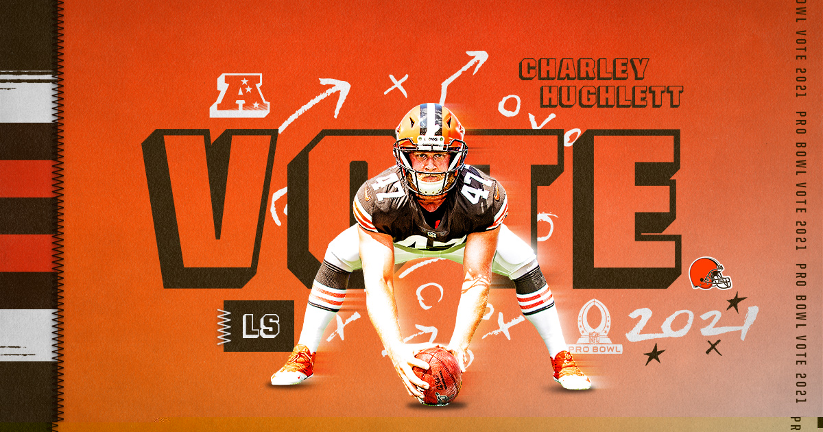 Browns's tweet image. RTs = DOUBLE the Pro Bowl Votes!

#ProBowlVote + @CharleyHughlett