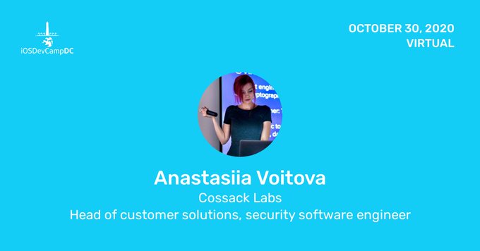 iosdevcampdc's tweet image. ICYMI: Watch @vixentael
present about crypto from this year's conference!