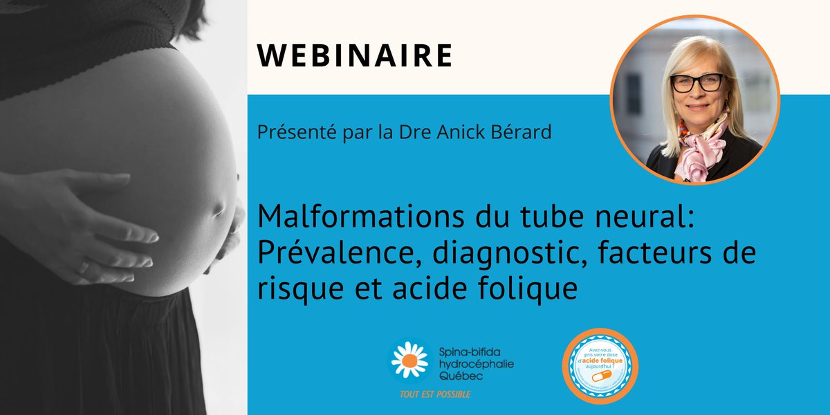 Saviez-vous que les risques de malformations du tube neural du bébé durant la grossesse concernent tous les futurs parents? Connaissez-vous les moyens de prévenir ces malformations? Venez nous rejoindre le 8 janvier 2021 à 12h. 
fb.me/e/VufHiNbe