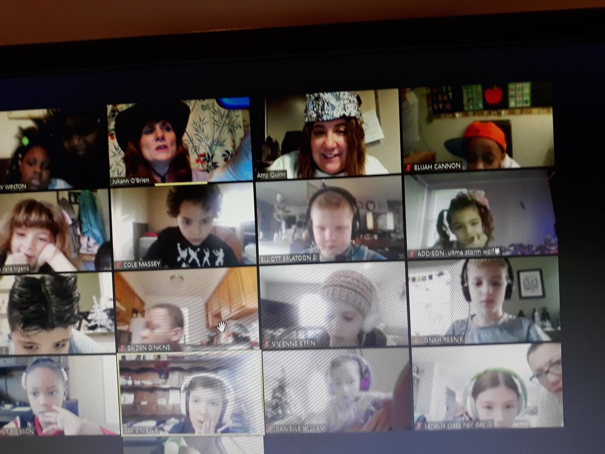 obrienteach's tweet photo. A Big Shoot Out to Amy Quinn! Came to our second grade class to help with Kami...she knew it was hat day and designed an aluminium foil hat! " Mrs. Quinn is cool, creative and extremly helpful! Thank You! #c2cinwb #roosevelt2020 https://t.co/cnYrlxrKW2