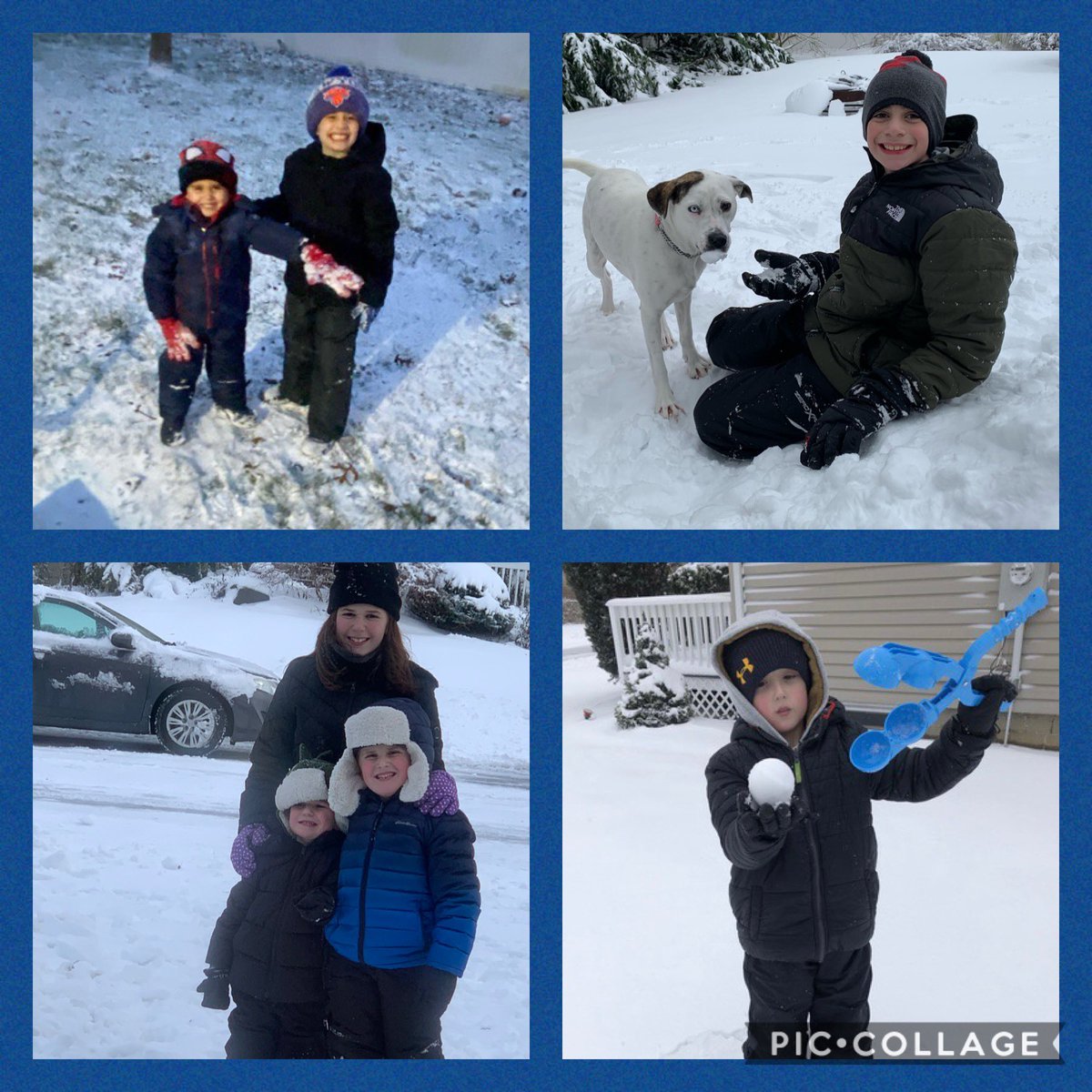 JenniferDeCarl4's tweet photo. Class 3-4 is enjoying their snow day! The De Carlo and Grieco Families are as well! ❄️⛄️❄️⛄️ @Nokobulldogs @SachemSEL @SachemSchools https://t.co/40YoGl0w8r