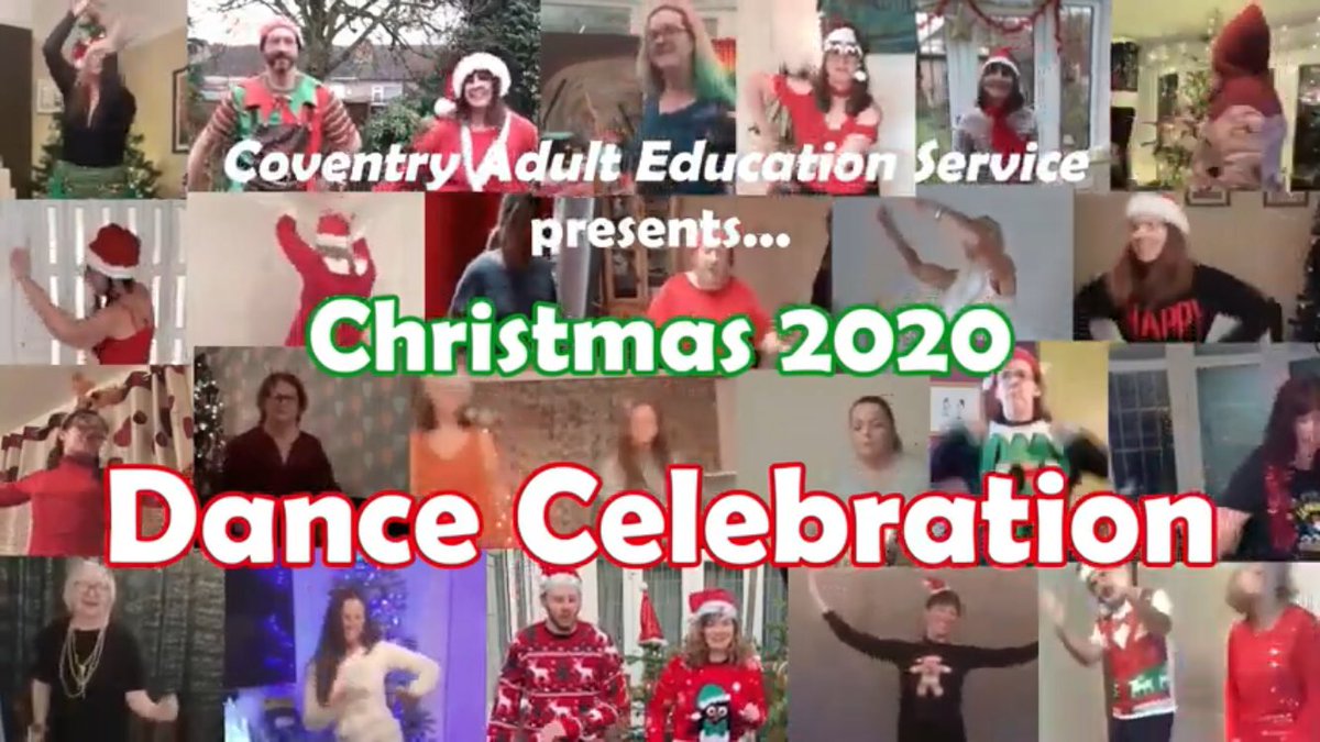 Jazzy_Maz's tweet photo. CovAdultEd Christmas Dance Celebration video of some of our wonderful dance learners this term⬇️
https://t.co/BptNTvPoFp
Thank you to everyone who took part in the video&amp;in our classes! Please share&amp;spread some Christmas cheer!2021 enrolment info: https://t.co/QyIDnPjyJU @covhour https://t.co/iXvN73vKsV