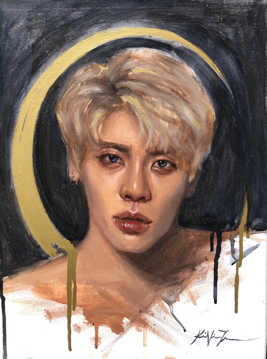 TheKimchiTrain's tweet photo. 늘 당신을 사랑합니다 ✨

#shinee #jonghyun #shineefanart #oilpainting #traditionalart #portraiture #샤이니 #종현 #그림 #kpop #kpopfanart https://t.co/r8eCQ7JaWJ