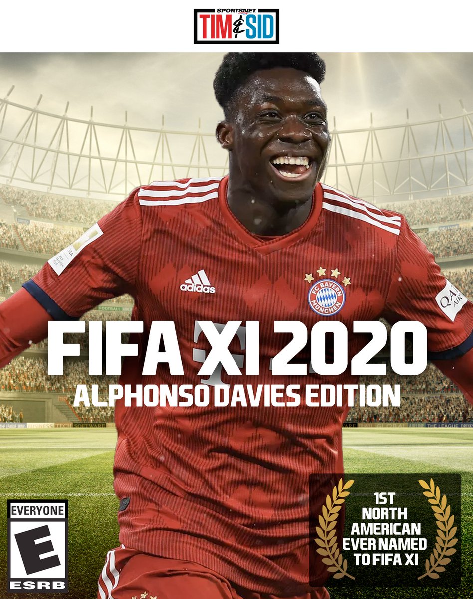 timandfriends's tweet photo. Phonzie graces the cover of FIFA XI 2020 🎮

On Sale Now! 🇨🇦

#World11 https://t.co/xdqMC8nf7P