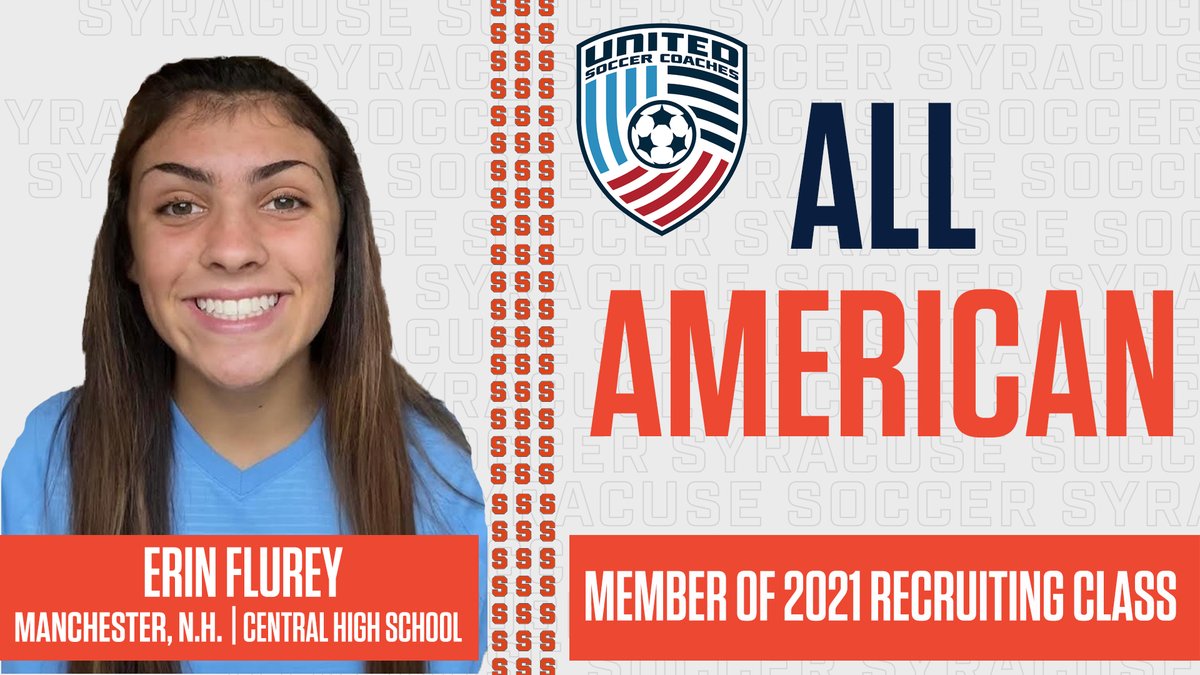 CuseWSOC's tweet photo. Congratulations to Erin on her All-American selection! We are anxious for you to join our program! https://t.co/b9JNb4UxOx