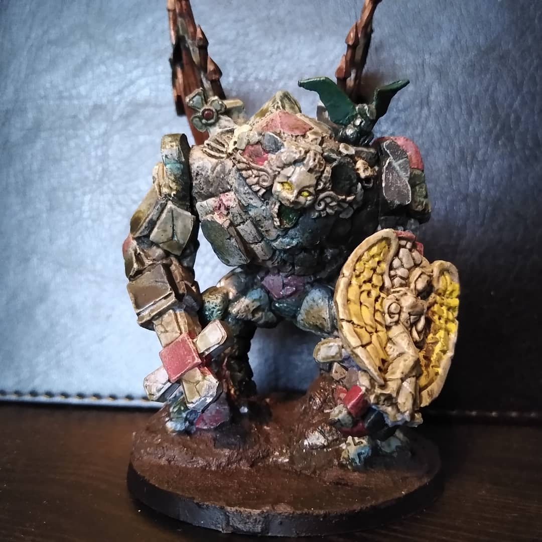 bingo00000000's tweet photo. I bought this guy thinking of a swamp hag in the middle of a bayou graveyard something that would come out of the water like Solomon Grundy or something like that let me know what you guys think #monster #golem #dndminiature #miniuture #rpgmodel #rpgminiature #mini #miniuturepain https://t.co/3BLvBzGVG5