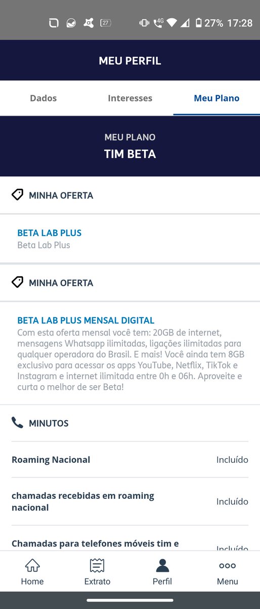 guguhenricky's tweet photo. Acho que a migração para o novo Tim Beta deu certo. Meu plano agora aparece como Beta Lab Plus. Minha dúvida @TIM_AJUDA é se vou ter mesmo o @DeezerBR por mais 6 meses sem descontar da franquia. Nos benefícios do Beta Lab Plus ele não aparece:
#TimBeta #TimBetaLab #BetaLabPlus https://t.co/m1Li3NMMVW