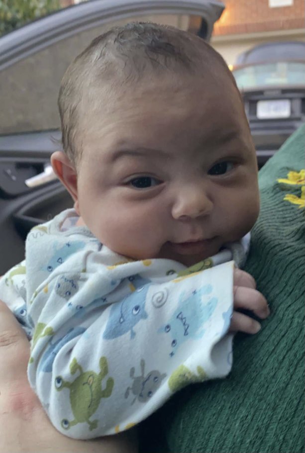 My grandson Kai. That face melts my heart!