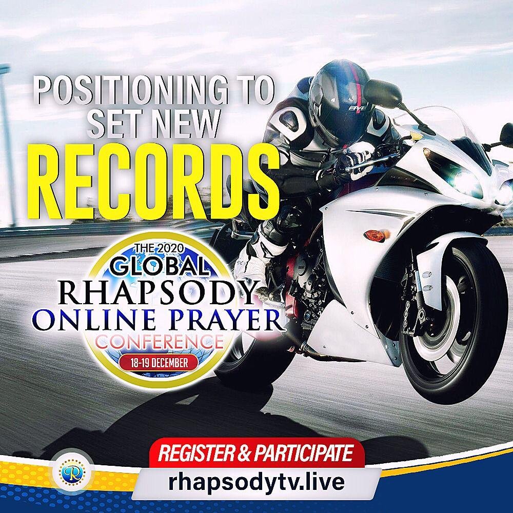 ExamLand's tweet photo. THE 2020 GLOBAL PHAPSODY ONLINE PRAYER CONFERENCE will commence from the 18th to 19th of Decemberโฆ
You will be allowed to stream the program
STAY TUNED
#RPC2020 https://t.co/dAxKiKuos6