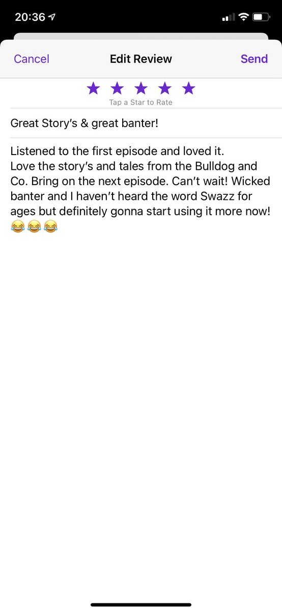 cammyt85's tweet photo. @jimmybullard #5starreview #swazz bring on the next episode. https://t.co/Hrx4cHK6JQ