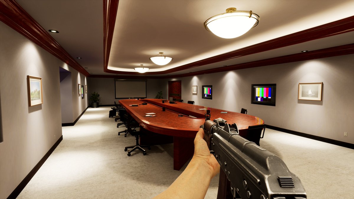 New weapon added to S.P.I.E.S.! This is the AP7-u Pushka (real world AKS-74U). A high rate of fire and low recoil make it excel at room clearing. You'll often find the more elite Soviet troops wielding this weapon in the game's first two levels which are set in 1986 Kazakhstan.