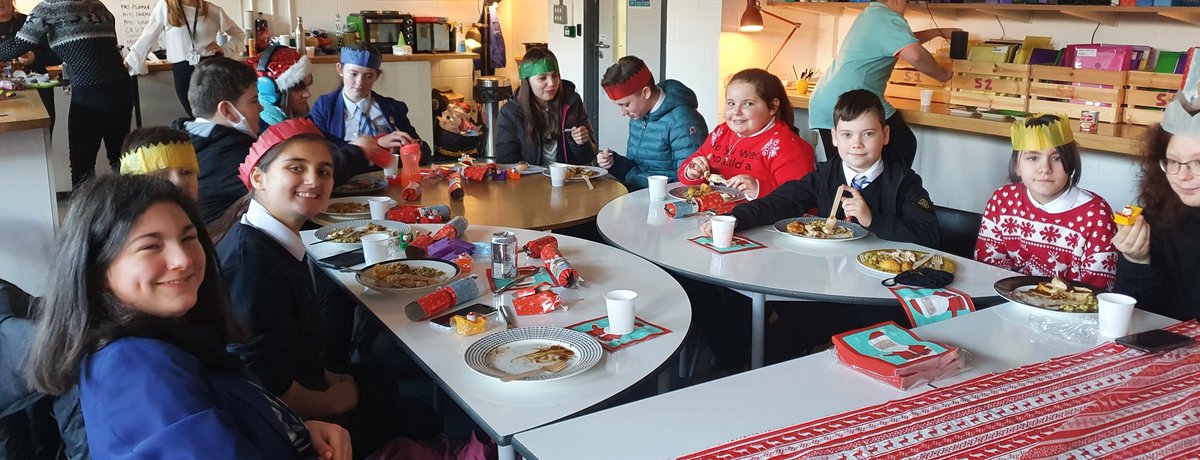 SpaceTargeted's tweet photo. Schools are important for many reasons but there is none more essential than showing our children that they are loved and important ❤️ Privileged today to watch our kids eat, laugh, sing and smile. Merry Christmas 🎄⭐🥰 @LarbertHigh https://t.co/0D8kGEJ5CM