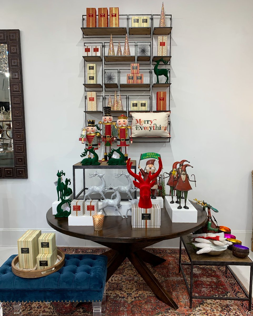 BTTDesign's tweet image. Figurines and Fragrances ✨  We are in love with our holiday items this season! Come check them out for yourself, we are open until 5 pm today.

#BTT #BendTheTrend #LakeOconee #Greensboro #HomeDecor #InteriorDesign