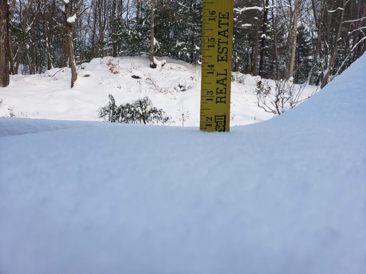 jake5341's tweet photo. @WX1BOX @NWSBoston 11.75" here in Thompson, Ct. https://t.co/fMPxx7WPfd