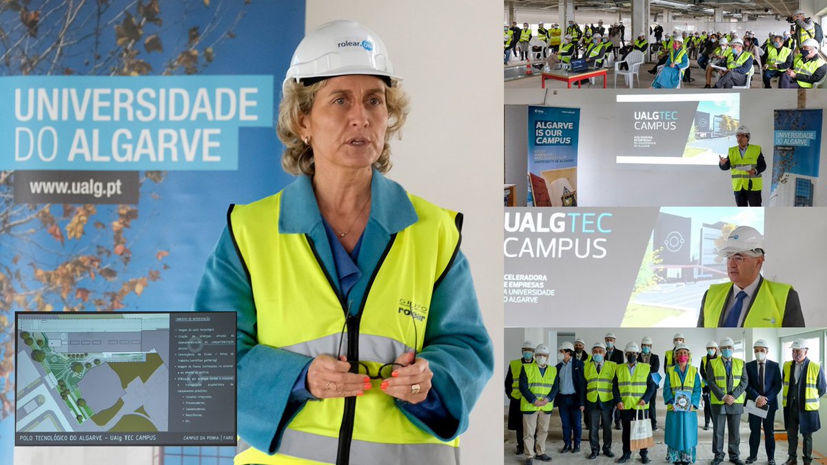 CCDR_Algarve's tweet photo. POLO TECNOLÓGICO: Ministra da @coesao_pt, Ana Abrunhosa, foi a "madrinha" do projeto #Algarvetechhub, um investimento de 6,6 M€, que conta com apoio do #Algarve2020
#XXIIGoverno #ALGARVE @govpt @ADeCoesao @EUinmyRegion @CE_PTrep #CCDRAlgarve #AlgarveSmartRegion @_joseapolinario https://t.co/eiXofcpjgp