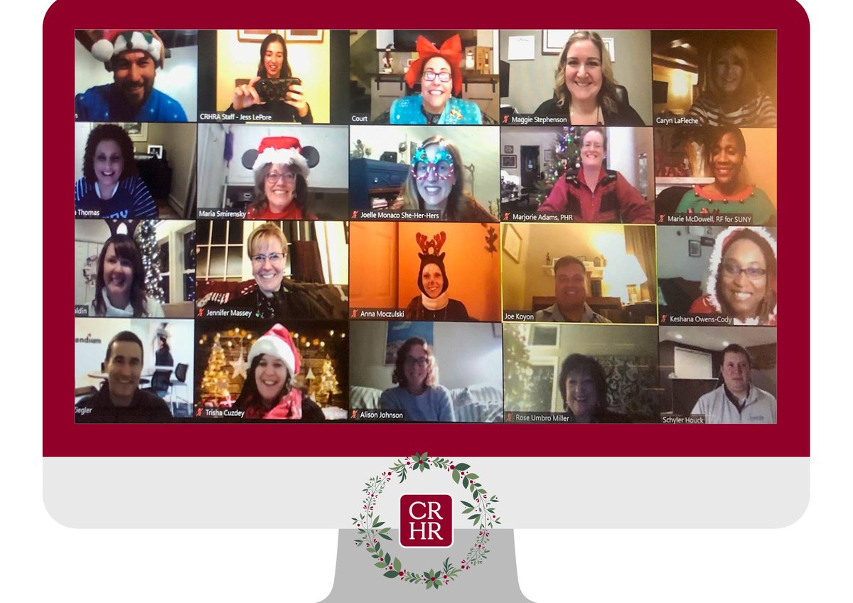 Thank you to everyone who joined #CRHRA for our virtual Annual Business Meeting &amp; #Holiday #Party! We had a blast!