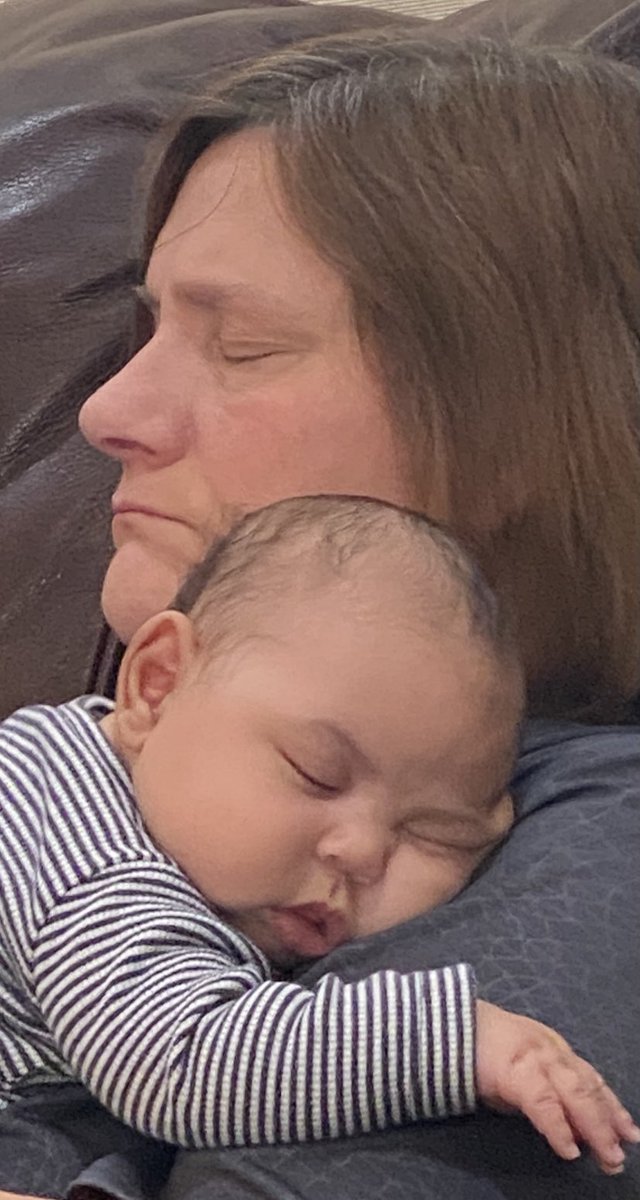 Kai and Gramma nap time.