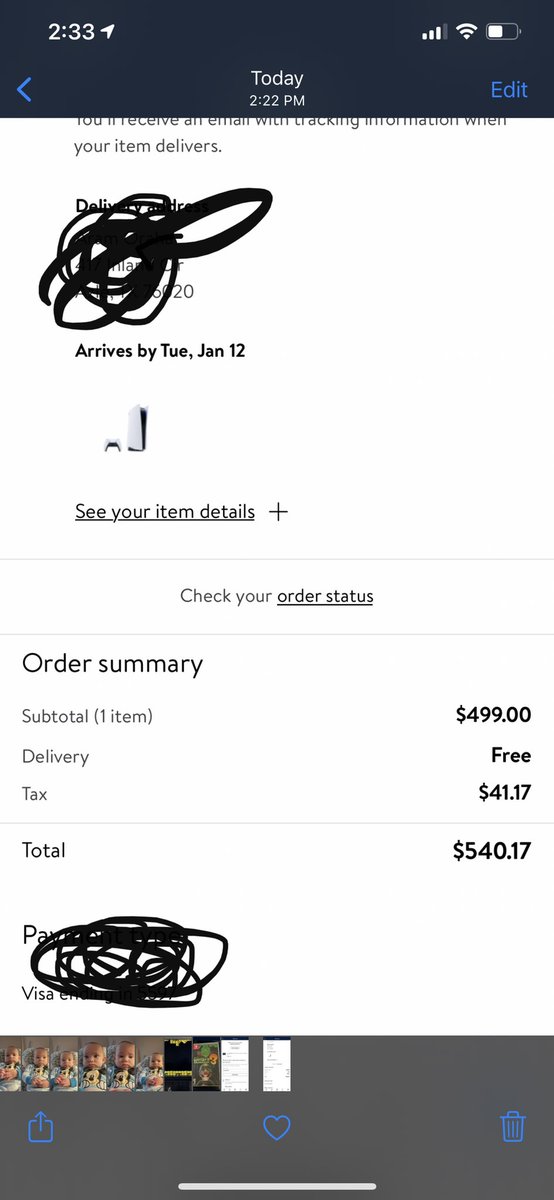 aram49ers's tweet photo. @linuswilson copped on Walmart! Thank you for your dedication! https://t.co/1NyPaqCxbs