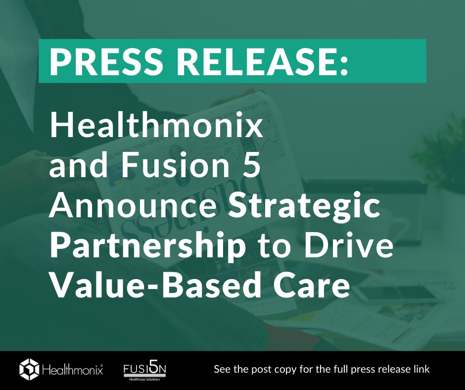 Healthmonix's tweet photo. Healthmonix is pleased to announce that it has partnered with Fusion5 #Healthcare Solutions to drive value-based care #solutions for #MIPS and BCPI-A participants.  Learn more about the alliance in the following press release: https://t.co/PC2aDcADDD https://t.co/LGSVak3Ck3