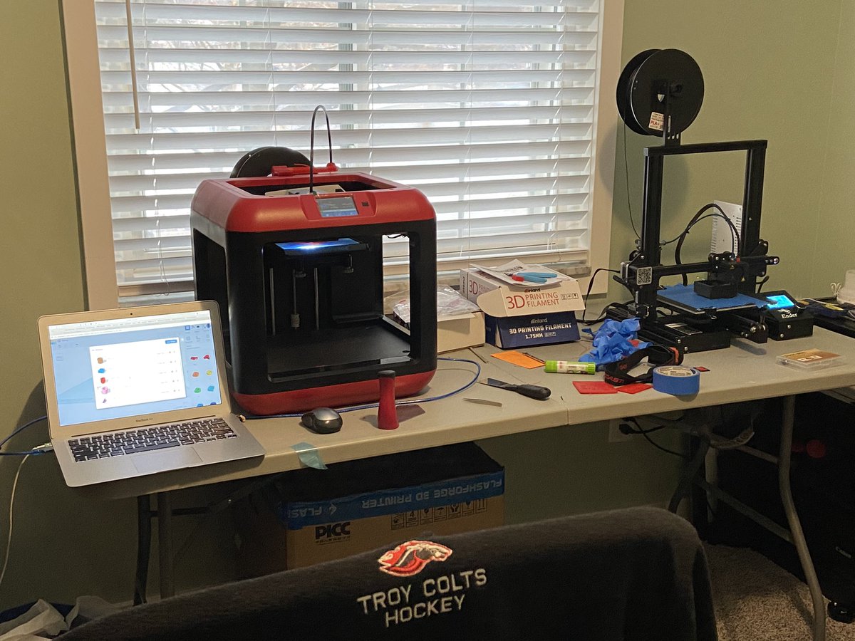 We’re cruising now with 2 machines.